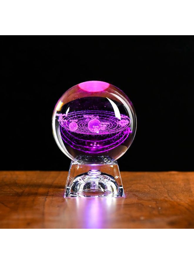 Birthday Gift Girls Solar System Girls Children 10 Years Old Pupils Practical Music Music Box Toy-Color:Birthday Cake 8cm + Silver Tripod - Image 2