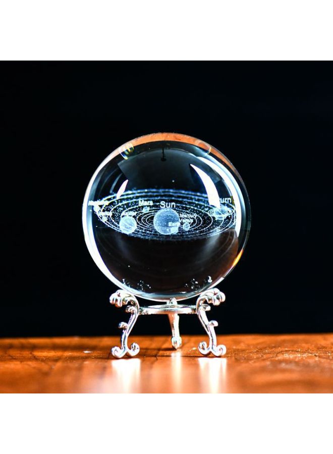Birthday Gift Girls Solar System Girls Children 10 Years Old Pupils Practical Music Music Box Toy-Color:Birthday Cake 8cm + Silver Tripod - Image 5