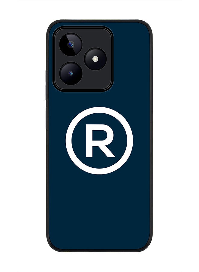 Stylizedd حافظة حواف سوداء متينة لهاتف Realme C53، حافظة مرنة رقيقة من المطاط TPU مع حواف مضادة للصدمات - مسجلة - Image 1