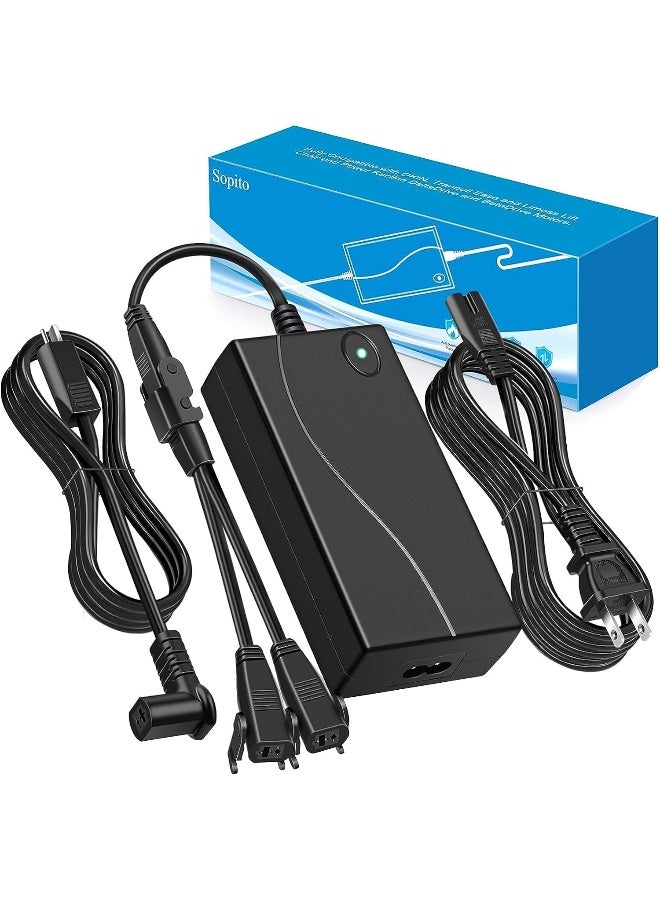 Sopito Power Recliner Power Supply Kit-4-Piece Universal Dual Power Supply Transformer With Ac Power Cord, Dc Extension Cable And Y Splitter Cord 29V 2A Adapter For Recliner, Lift Chairs And Sofa - Image 5