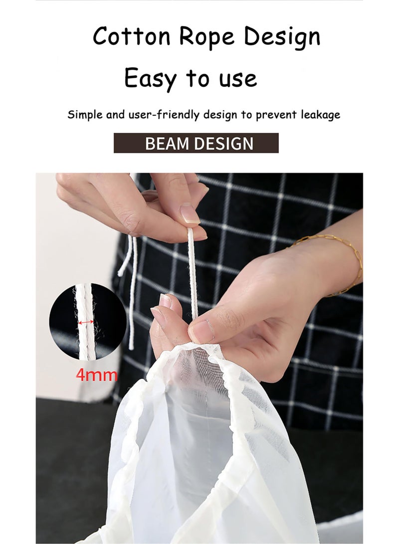 LEBOCADO 4 Pcs Food Grade Soy Milk Filter Bags Vegetable juice filter bag, 200Mesh 75Micron 20*30CM Fine Mesh Bag Milk Filter Bag All Purpose Food Strainer Nylon Cheesecloth - Image 4