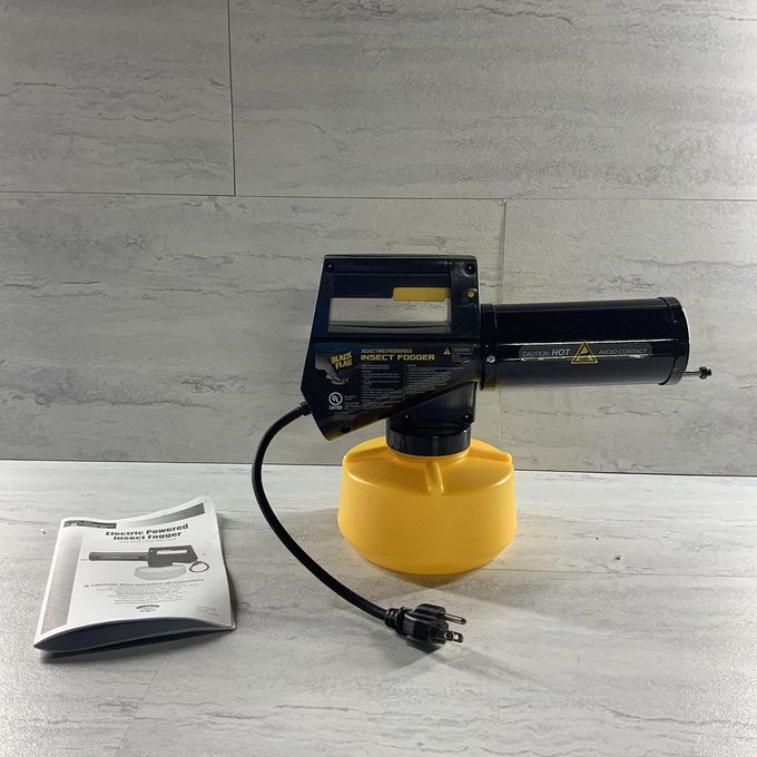 Black Flag 190107 Electric Insect Fogger For Killing And Repelling Mosquitoes, Flies, And Flying Insects Outdoors, Yellow & Black - Image 2