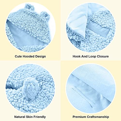 BRANDONN Baby Blanket Newborn Gift Pack of Swaddle Wrapper, 0-9 Months, Length 68 cm x Width 68 cm - Image 4
