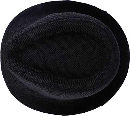RR DESIGN Faux Suede Cap & Hat Summer Collections For Men & Women (Fedora-Black), Free Size - Image 4