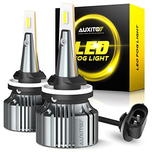 AUXITO 881 LED Fog Light Bulb, 6500K Cool White Super Bright, 30W 6000Lumen Per Pair, 889 898 886 896 894 Halogen Bulbs DRL Replacement for Accent Sorento Elantra Sportage Veloster Spectra, 2Pack - Image 1