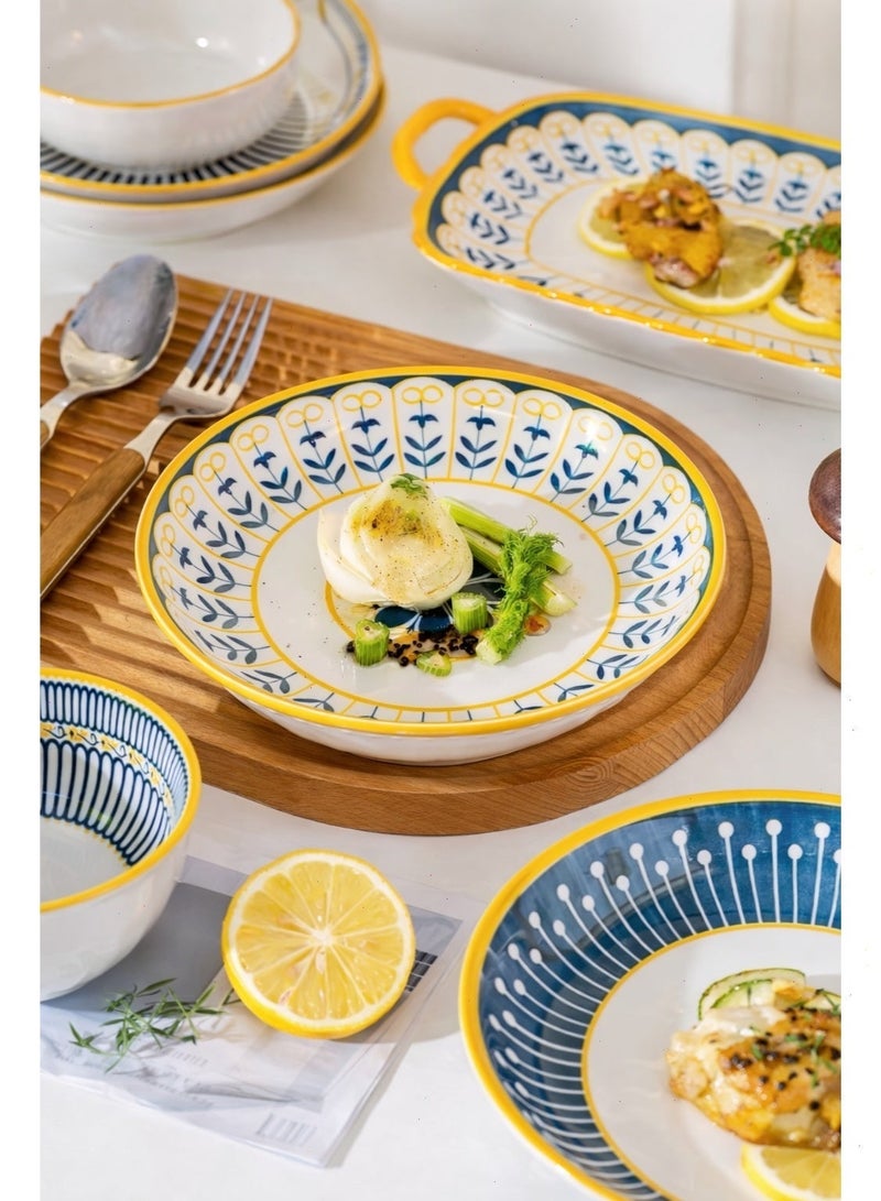 جميسون طقم أدوات مائدة مكون من 25 قطعة بتصميم أنيق فاخر، مثالي للهدايا، آمن للاستخدام في الفرن وغسالة الأطباق والميكروويف - على الطراز النوردي - Image 5