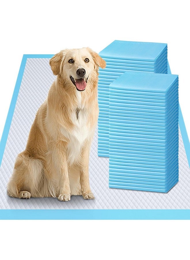 جيمارس وسادات تدريب الجراء من جيمارز سميكة وعالية الامتصاص، مقاس 28 × 34 بوصة - وسادات بوليمر كبيرة جدًا للاستخدام مرة واحدة سريعة الجفاف لا تسرب البول للكلاب والقطط والأرانب وغيرها من الحيوانات الأليفة التي تستخدم في تدريب المنزل، 30 قطعة - Image 1