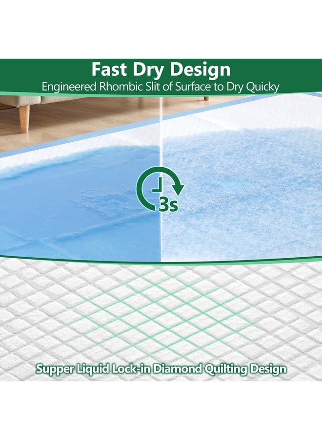 جيمارس وسادات تدريب الجراء من جيمارز سميكة وعالية الامتصاص، مقاس 28 × 34 بوصة - وسادات بوليمر كبيرة جدًا للاستخدام مرة واحدة سريعة الجفاف لا تسرب البول للكلاب والقطط والأرانب وغيرها من الحيوانات الأليفة التي تستخدم في تدريب المنزل، 30 قطعة - Image 5