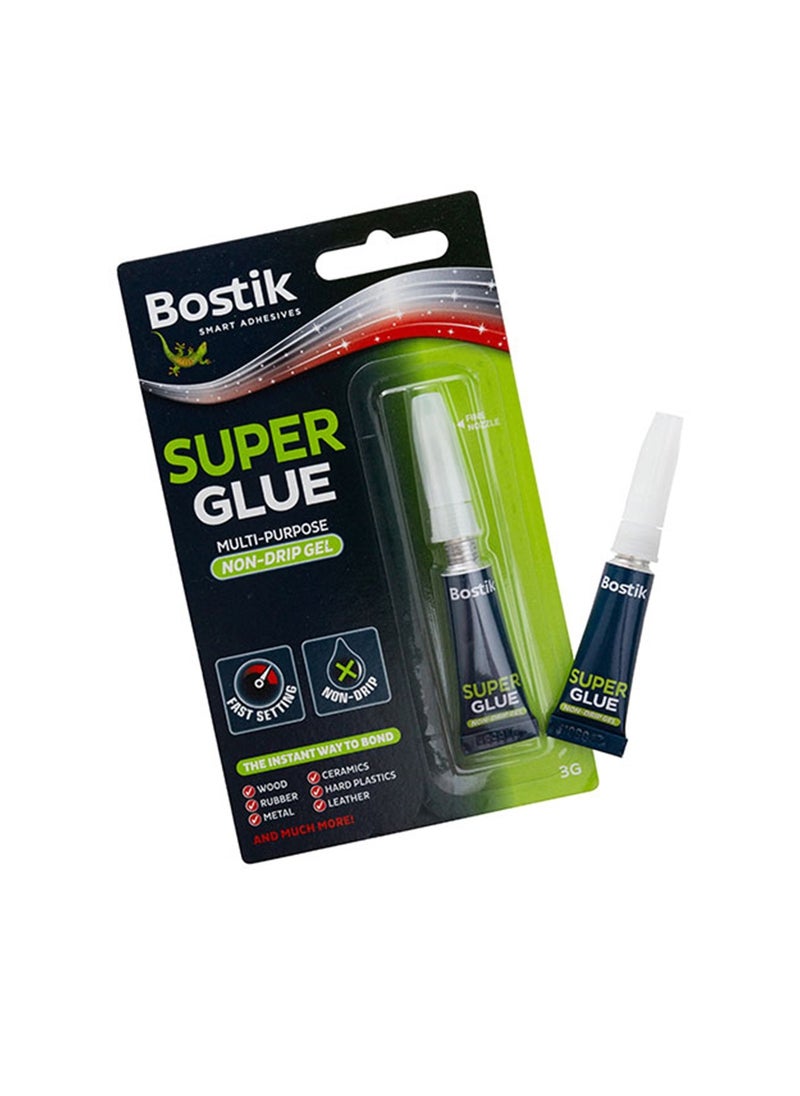 Bostik Multi Purpose Non-Drip Gel Super Glue  - Image 2