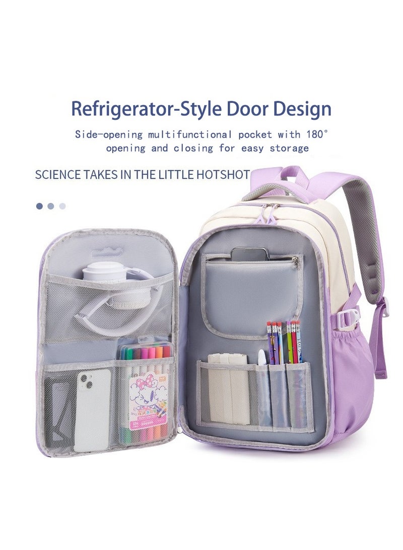 Sky View School Backpack for Teen Girls Bookbags Elementary High School Corduroy Laptop Bags Women Travel Daypacks - Image 2