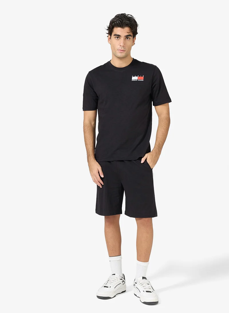Seventy Five Basics T-Shirt & Shorts Set