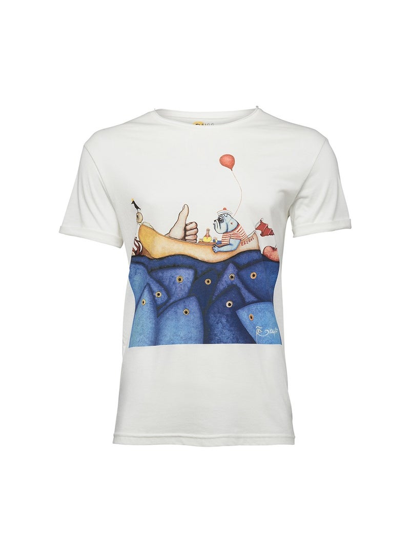 بيج ديزاين تيشيرت رجالي Biggdesign Mr. Allright Man Crew Neck - Image 1