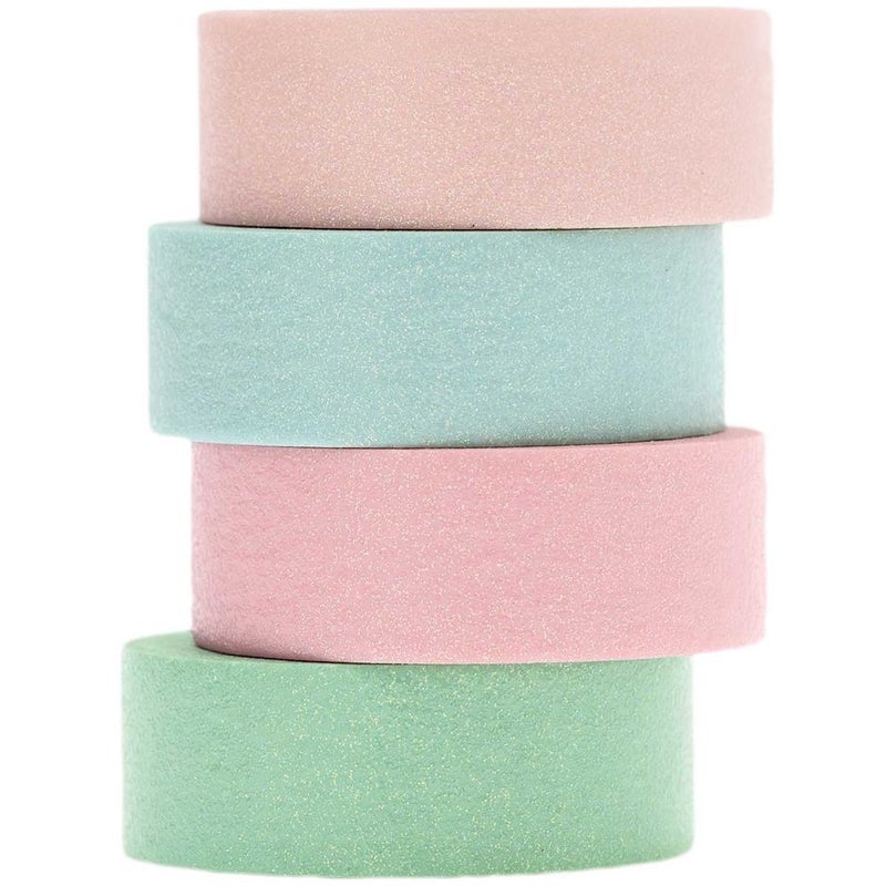 RICO DESIGN Tape Set - Glitter Pastel