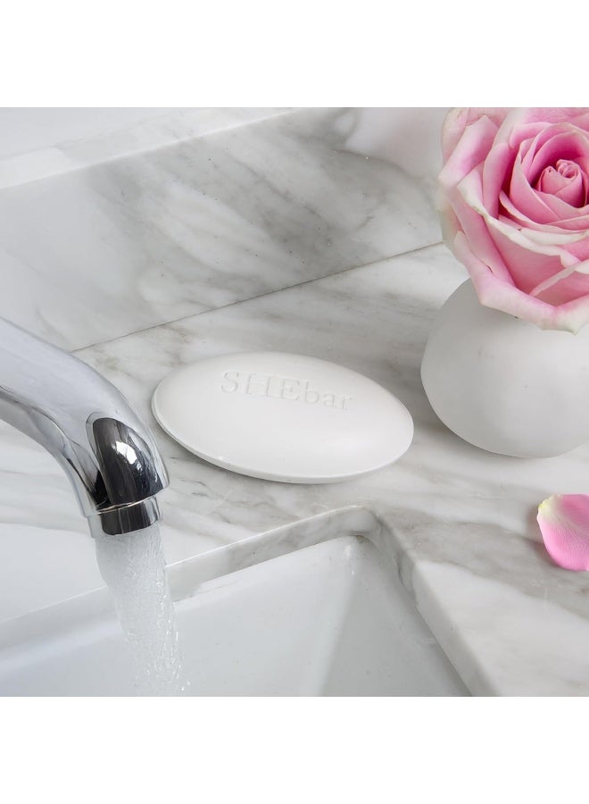 Joylux SHEbar Feminine Cleansing Bar Yoni Bar pHBalanced Formula Clean Gentle Ingredients Velvety Texture Light Mandarin Scent Rich in Essential Oils 32oz - Image 4