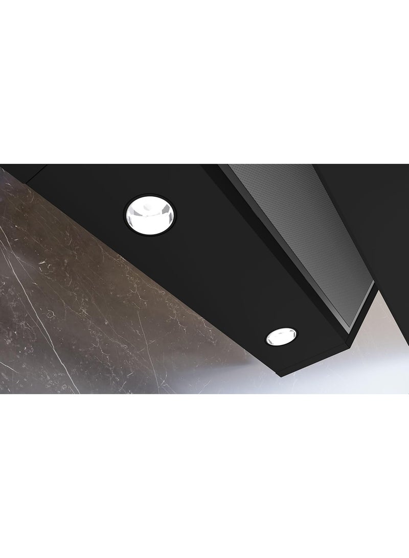 Siemens iQ300 Wall-Mounted Cooker Hood, 60 cm, Powerful 700 m³/h Extraction, Silence Drive, LED Lights, German Engineering Hood, Black, LC66KPJ60M LC66KPJ60M black -3 years warranty LC66KPJ60M black - Image 5