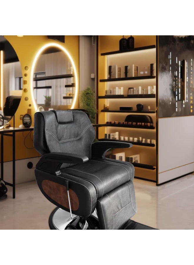 Meishida Hydraulic Recline Barber Chair - Heavy-Duty Salon Styling Chair  - Image 5