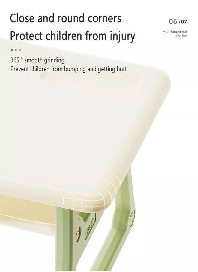 JSAITOYS Storage Drawer Plastic Baby Foldable Activities Ergonomic Tables And Chair Set For Kids Bedroom  - Image 5