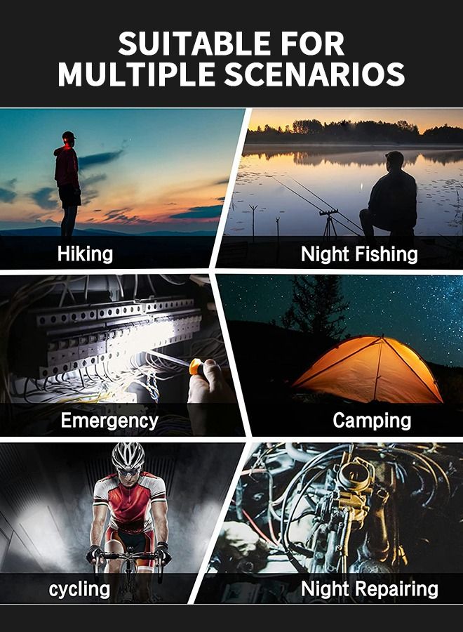 GROIC Keychain Light,Small Mini Flashlights Rechargeable 500 Lumens Bright COB Pocket Led Work Flash Lights with Folding Bracket Bottle Opener Magnetic Base  - Image 5