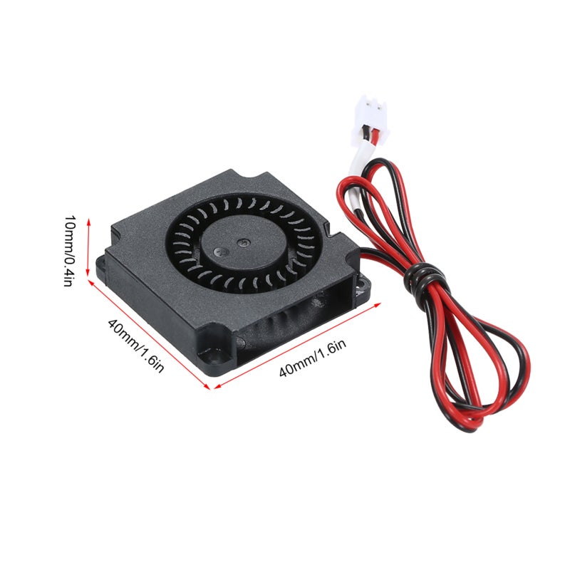 Blower Fan 40*40*10mm DC 24V Low Noise Brushless Cooling Fan - 5000r/min High Heat Dissipation 3D Printer Blower Fan for Anet ET4 ET4X ET4PRO 3D Printer Extruder Hotend - Image 2