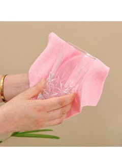 MOTRK Kitchen Towels Disposable Cleaning Towels Microfiber Towels 20 Sheets Kitchen Towels Reusable with Dispenser Box Multipurpose Cleaning Wipes  - Image 3