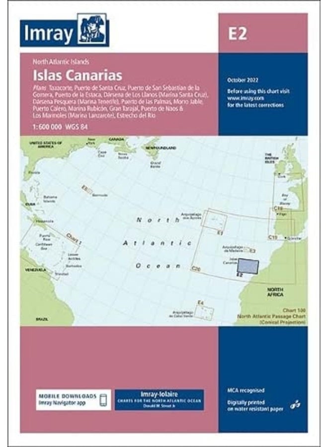 Imray Chart E2: Islas Canarias  - Image 1
