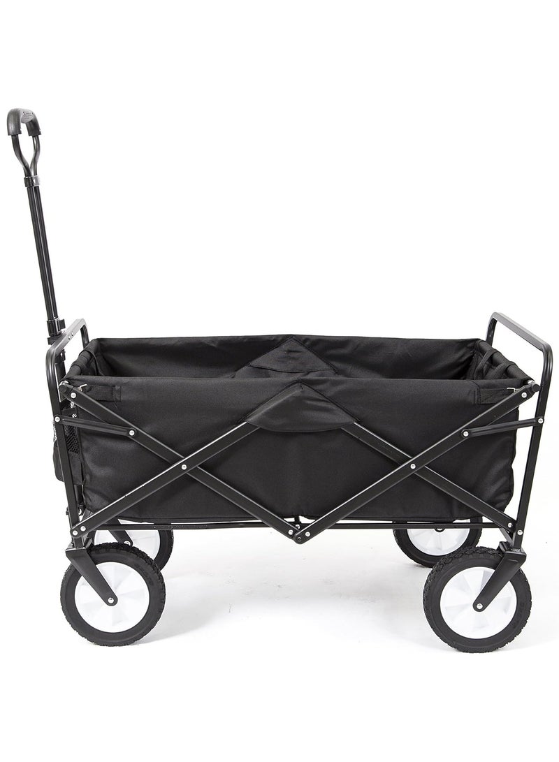 لينجوي عربة ترولي عربة قابلة للطي عربة كبيرة الحجم قابلة للتعديل عربة ترولي خارجية - Image 4