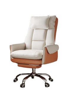 Executive Ergonomic Computer Desk Chair for Office and Home, Boss Chair with headrest back comfort and lumbar support with Foot Rest