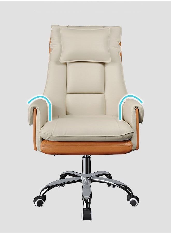 NKX - Executive Ergonomic Computer Desk Chair for Office and Home, Boss Chair with headrest back comfort and lumbar support with Foot Rest - Image 1