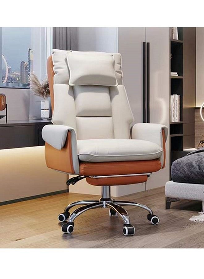 NKX - Executive Ergonomic Computer Desk Chair for Office and Home, Boss Chair with headrest back comfort and lumbar support with Foot Rest - Image 1
