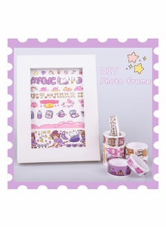 Y&D 20 Rolls Cute Washi Tape Set, Wide Kawaii Cartoon Animals Aesthetic Decorative Masking Sets for Scrapbook, Journaling, Kid's DIY Craft, Scrapbooking Supplies  - Image 5