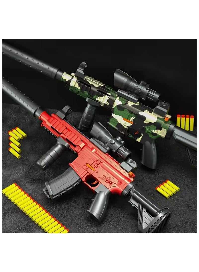 Generic - Airsoft M416 Toy Gun for Kids – Soft Bullet Shooting Game with Long-Range Firing, Tactical Scope & Accessories | Realistic Design, Safe Soft Bullet Play, Outdoor Fun - Image 1