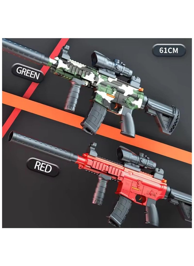 Generic - Airsoft M416 Toy Gun for Kids – Soft Bullet Shooting Game with Long-Range Firing, Tactical Scope & Accessories | Realistic Design, Safe Soft Bullet Play, Outdoor Fun - Image 1