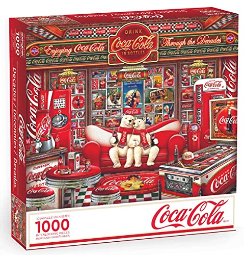 Springbok's 1000 Piece Jigsaw Puzzle Coca Cola Decades - Made in USA - Image 2