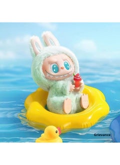 LABUBU Labubu Generation Of The Motherland Macarons Bubble Series Fun Blind Box Vinyl Face Plush Doll-Color:Grievance-Height:15cm
