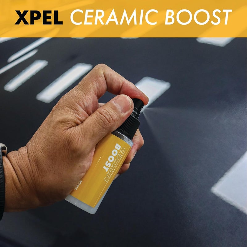 XPEL 3-Pack New Car Care Kit – Ceramic & Waterless Detailing for Paint, PPF & Glass | Ceramic Boost, Waterless Detail Spray, Streak-Free Glass Cleaner & Premium Microfiber Towel in Branded Case - Image 5