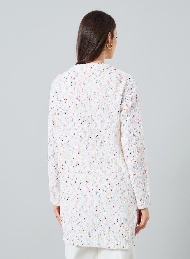 تايك تو كاردغان محبوك مفتوح من الأمام - Image 4