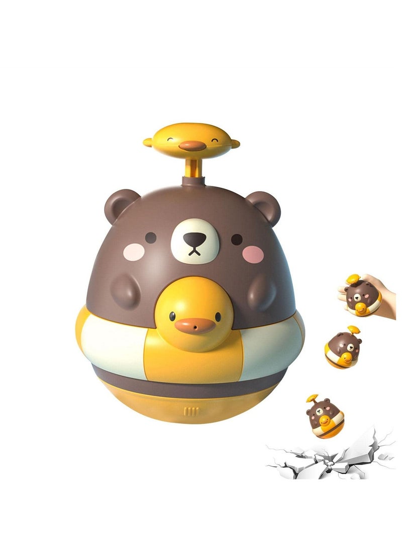 SYOSI Duck Pattern Fountain Bath Toys, Baby Bath Toy with Water Spray Feature, Fun and Safe Baby Shower Bath Toys for Toddlers, Girls, and Boys - Image 1