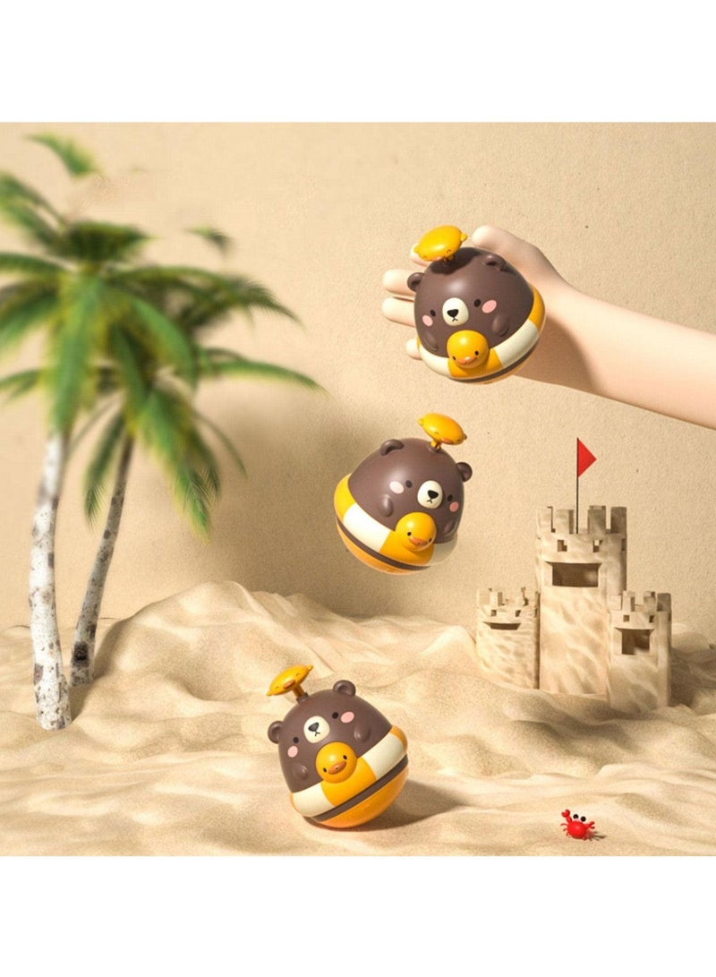 SYOSI Duck Pattern Fountain Bath Toys, Baby Bath Toy with Water Spray Feature, Fun and Safe Baby Shower Bath Toys for Toddlers, Girls, and Boys - Image 5