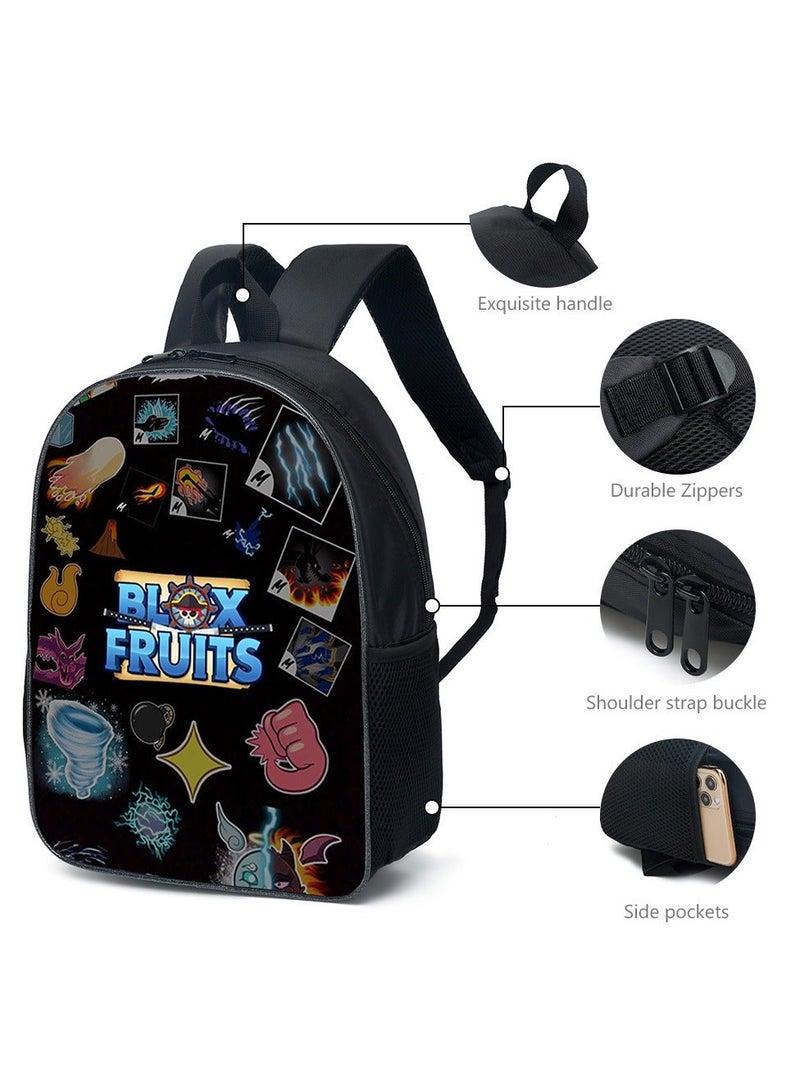 Blox Fruits Cartoon Backpack Student School Bag - Image 3