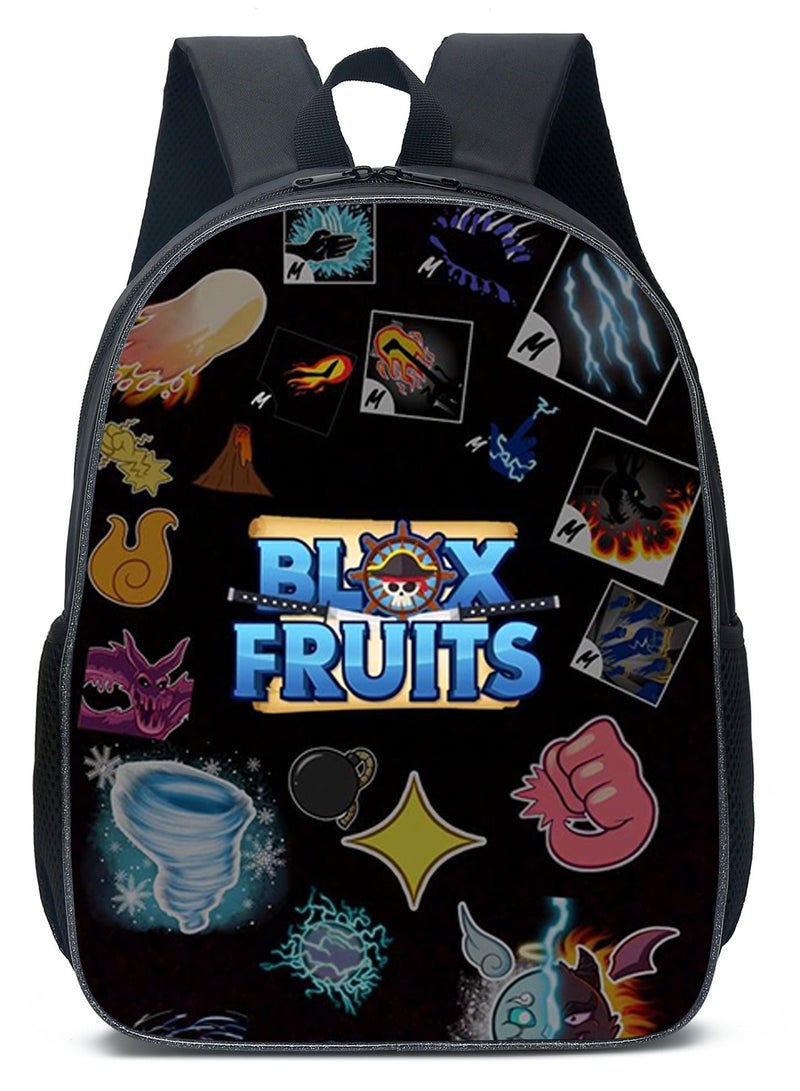 Blox Fruits Cartoon Backpack Student School Bag - Image 1