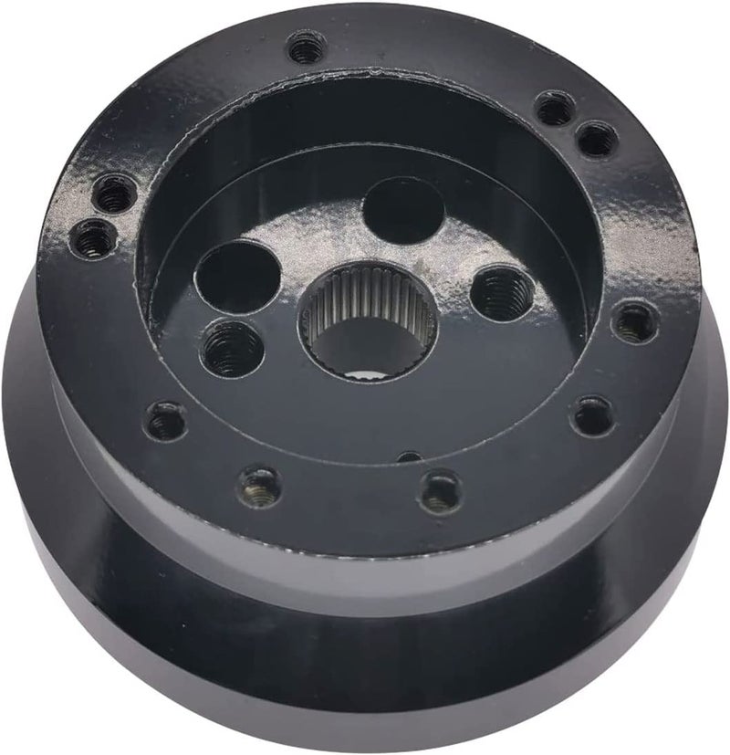 UcarSoon 5 & 6 Hole Steering Wheel Hub Adapter Replacement for GMC Truck Pickup (Black) - Image 4
