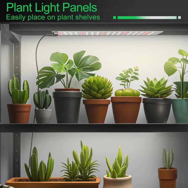 TONYFUL Grow Lights for Indoor Plants, 40W LEDs Plant Lights for Indoor Growing, 360 LEDs Full Spectrum Grow Lights for Seed Starting, Led Grow Light with 3/9/12H Timer,10 Dimmable Levels (4pcs) - Image 2