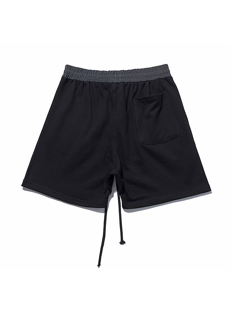 Generic - High Street FOG Season 7 Velvet Logo Shorts Black - Image 1