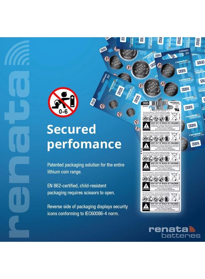 Renata بطارية ليثيوم عملة CR2450N (4 قطع، 3 فولت) - Image 3