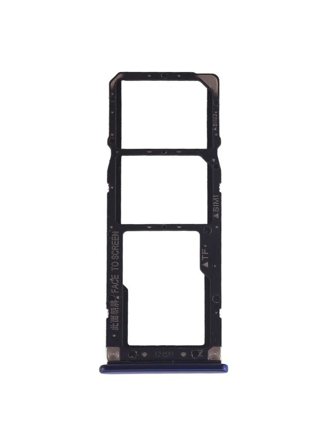 erorex SIM Card Tray + SIM Card Tray + Micro SD Card Tray for Xiaomi Mi Play(Blue) - Image 2
