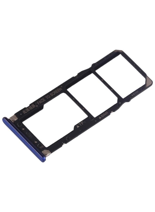 erorex SIM Card Tray + SIM Card Tray + Micro SD Card Tray for Xiaomi Mi Play(Blue) - Image 3