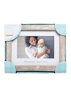 pearhead Mommy And Me Rustic Keepsake Picture Frame, New Mom And Expecting Mom Accessory, Gender-Neutral Nursery Décor, Distressed Photo Frame, 1 Count (Pack Of 1)  - Image 3