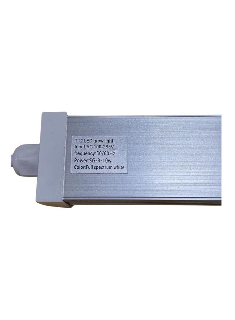 ماركة غير محددة ضوء نمو LED T12 10W طيف كامل، LEDs بيضاء، مقاوم للماء IP65، 300mm، 78 LED، ضوء نباتات داخلي مدمج للفراولة والمحاصيل المثمرة  - Image 3