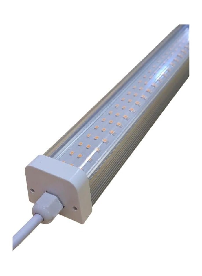 ماركة غير محددة ضوء نمو LED T12 10W طيف كامل، LEDs بيضاء، مقاوم للماء IP65، 300mm، 78 LED، ضوء نباتات داخلي مدمج للفراولة والمحاصيل المثمرة  - Image 4
