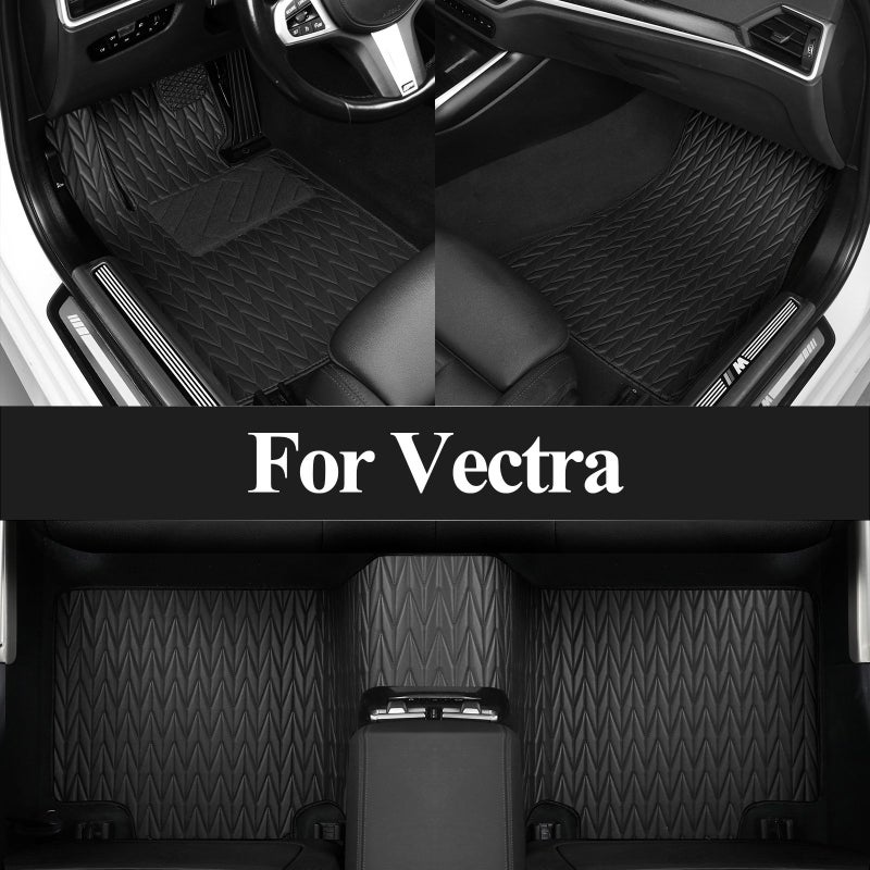 For Opel Vectra 2002-2010 Heavy Duty Non Slip Floor Mats Full Set Black - Image 3